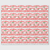 Die erhaltene Großmutter lief vorbei Geschenkpapier (Flach)