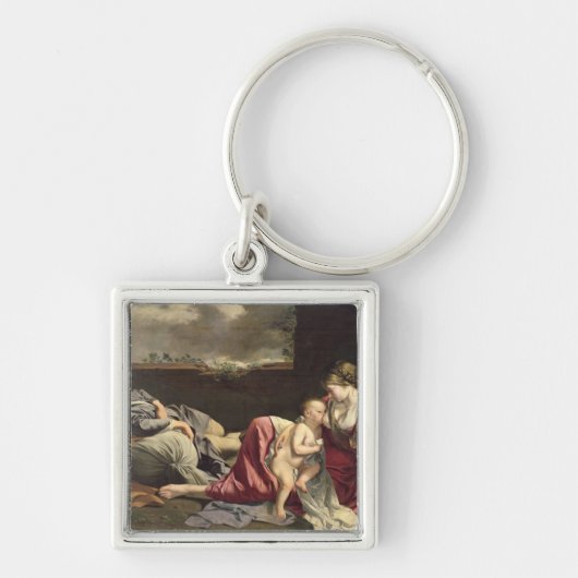 Die Erholung auf dem Flug in Ägypten, 1628 Schlüsselanhänger (Vorne)