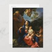 Die Erholung auf dem Flug in Ägypten Postkarte (Vorne/Hinten)