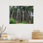 Die Erholung der Bäume Poster (Küche)