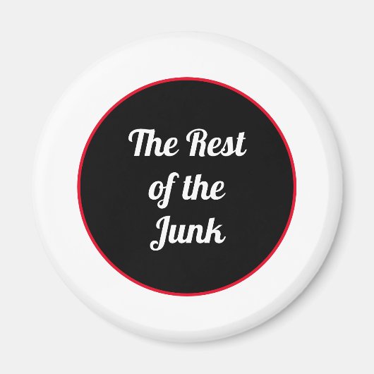 Die Erholung der Junk Magnet (Vorne)