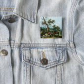 Die Erholung des Jägers, 18. Jahrhundert Button (Beispiel)