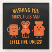 Die Erholung im Gesundheitswesen wird bald gut Glasuntersetzer (Vorderseite)