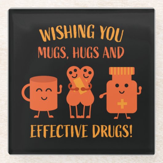 Die Erholung im Gesundheitswesen wird bald gut Glasuntersetzer (Vorderseite)