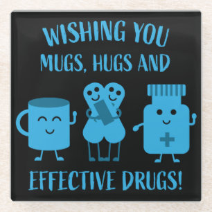 Die Erholung im Gesundheitswesen wird bald gut Glasuntersetzer