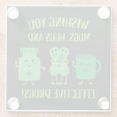 Die Erholung im Gesundheitswesen wird bald gut Glasuntersetzer (Rückseite)