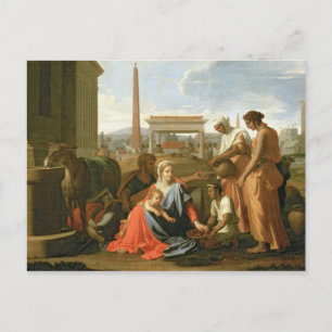 Die Erholung über den Flug nach Ägypten Postkarte