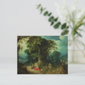 Die Erholung über den Flug nach Ägypten Postkarte (Stehend Vorderseite)