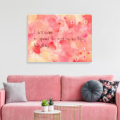 Die Erholung von My Life Laghing, 24" x 18", 1,5" Leinwanddruck (Insitu (Wohnzimmer))