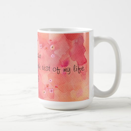 Die Erholung von My Life Laughing 15 oz Ringer Tas Tasse (Rechts)