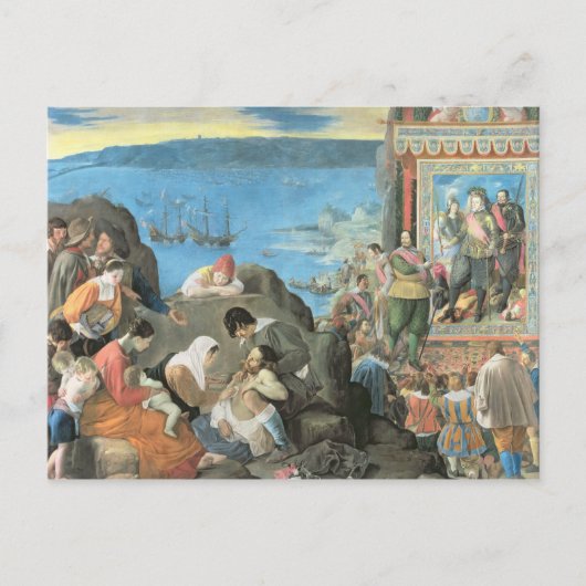 Die Erholung von San Salvador Postkarte (Vorderseite)