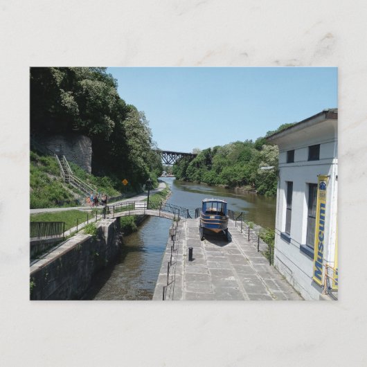 Die Erie-Kanal-Postkarte Postkarte (Vorderseite)