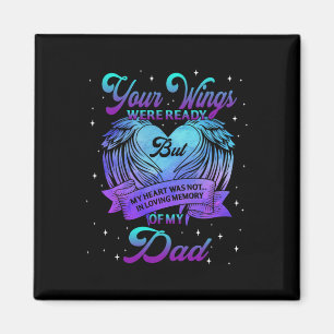 Die Erinnerung an meinen Vater an die Selbstmordve Magnet