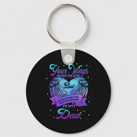 Die Erinnerung an meinen Vater an die Selbstmordve Schlüsselanhänger (Vorderseite)