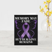 Die Erinnerung mag verschwinden, aber unsere Liebe Karte (Gelbe Blume)