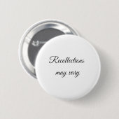 Die Erinnerungen können variieren Button (Vorne & Hinten)