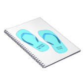 Die Erinnerungen sind in Fliplom, Sommerdesign Notizblock (Rechte Seite)