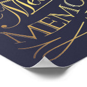 Die Erinnerungen und Speisen werden hier zusammeng Poster (Ecke)