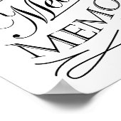 Die Erinnerungen und Speisen werden hier zusammeng Poster (Ecke)