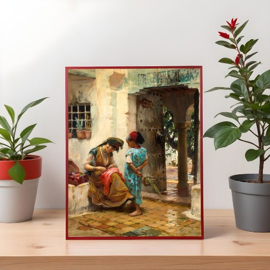 Die Erkennungsgeschichte von Frederick Bridgman Poster