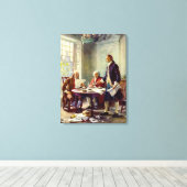 Die Erklärung der Unabhängigkeit Leinwanddruck (Insitu (Holzboden))