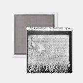 Die Erklärung von Arbroath vom 6. April 1320 Magnet (Vorderseite/Rückseite)