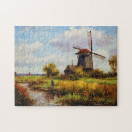 Die Erlösung einer Windmühle durch einen kleinen F Puzzle