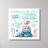 Die Ermächtigung der Frau Inspiriere positive Beja Leinwanddruck (Vorderseite)