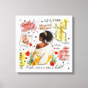 Die Ermächtigung der Frau Inspiriere positive Beja Leinwanddruck