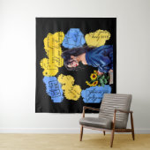 Die Ermächtigung der Frau Inspiriere positive Beja Wandteppich (Beispiel)