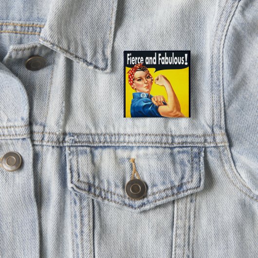 Die Ermächtigung der Frau ist faszinierend Button (Beispiel)