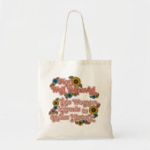 Die Ermächtigung der Frau Retro 60er und 70er Flor Tragetasche (Vorne)