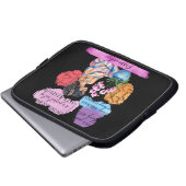 Die Ermächtigung der Frau zur Selbstversorgung - p Laptopschutzhülle (Vorne Knopf)