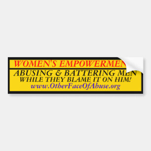 Die Ermächtigung der Frauen! Autoaufkleber