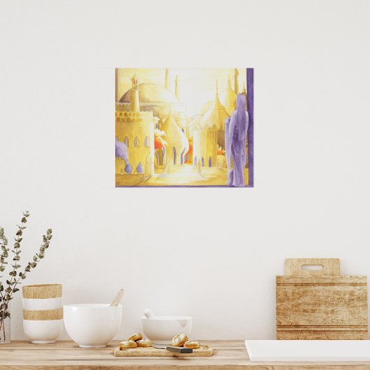 Die Ermahnung: Morgengrauen Poster (Küche)