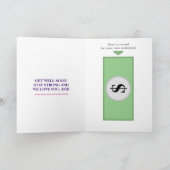 Die ermutigenden Worte werden bald gut rosa und Li Karte (Innenseite)