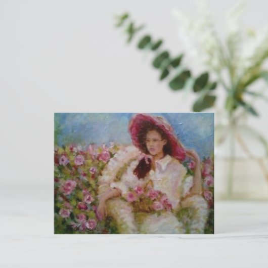 Die ernste Postkarte (Stehend Vorderseite)