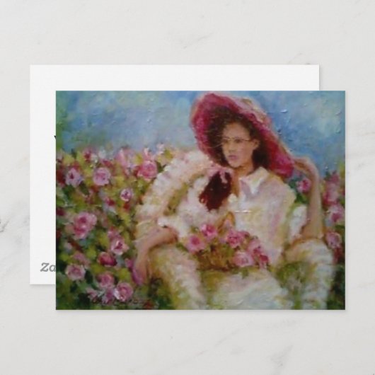 Die ernste Postkarte (Vorne/Hinten)