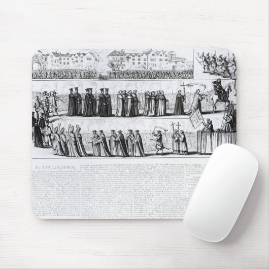 Die ernste Scheinprozession Mousepad (Mit Mouse)