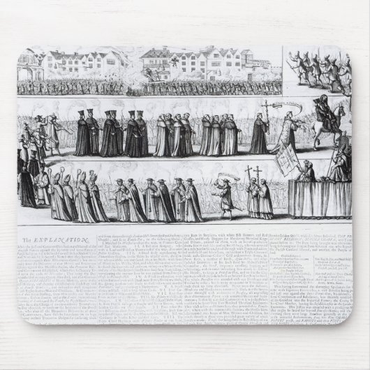 Die ernste Scheinprozession Mousepad (Vorne)