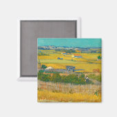 Die Ernte, 1888 von Vincent van Gogh Magnet (Vorderseite/Rückseite)