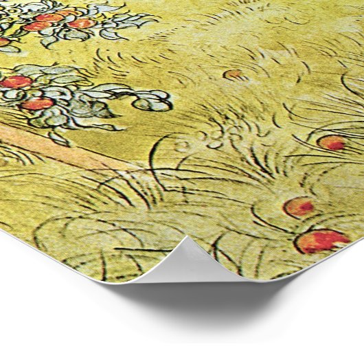 Die Ernte des Apfels Poster (Ecke)