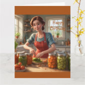 Die Ernte Karte (Gelbe Blume)