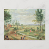 Die Ernte oder der Sommer Postkarte (Vorderseite)