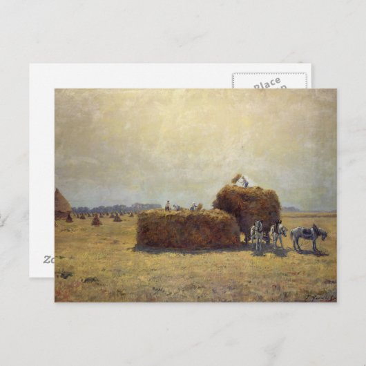 Die Ernte Postkarte (Vorne/Hinten)