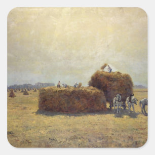 Die Ernte Quadratischer Aufkleber