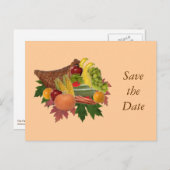 Die Ernte Save the Date Postkarte (Vorne/Hinten)