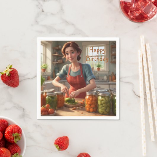 Die Ernte Serviette (Beispiel)