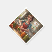 Die Ernte Serviette (Ecke)