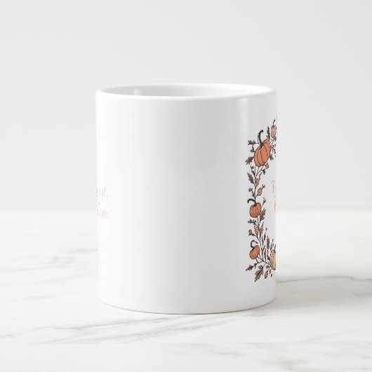 Die Erntearbeit Jumbo-Tasse (Vorderseite)